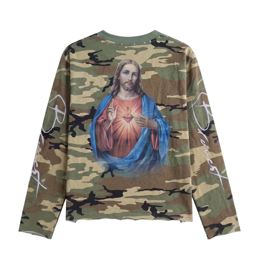 Bravest Studios Camo Shepherd Long Sleeve Tee