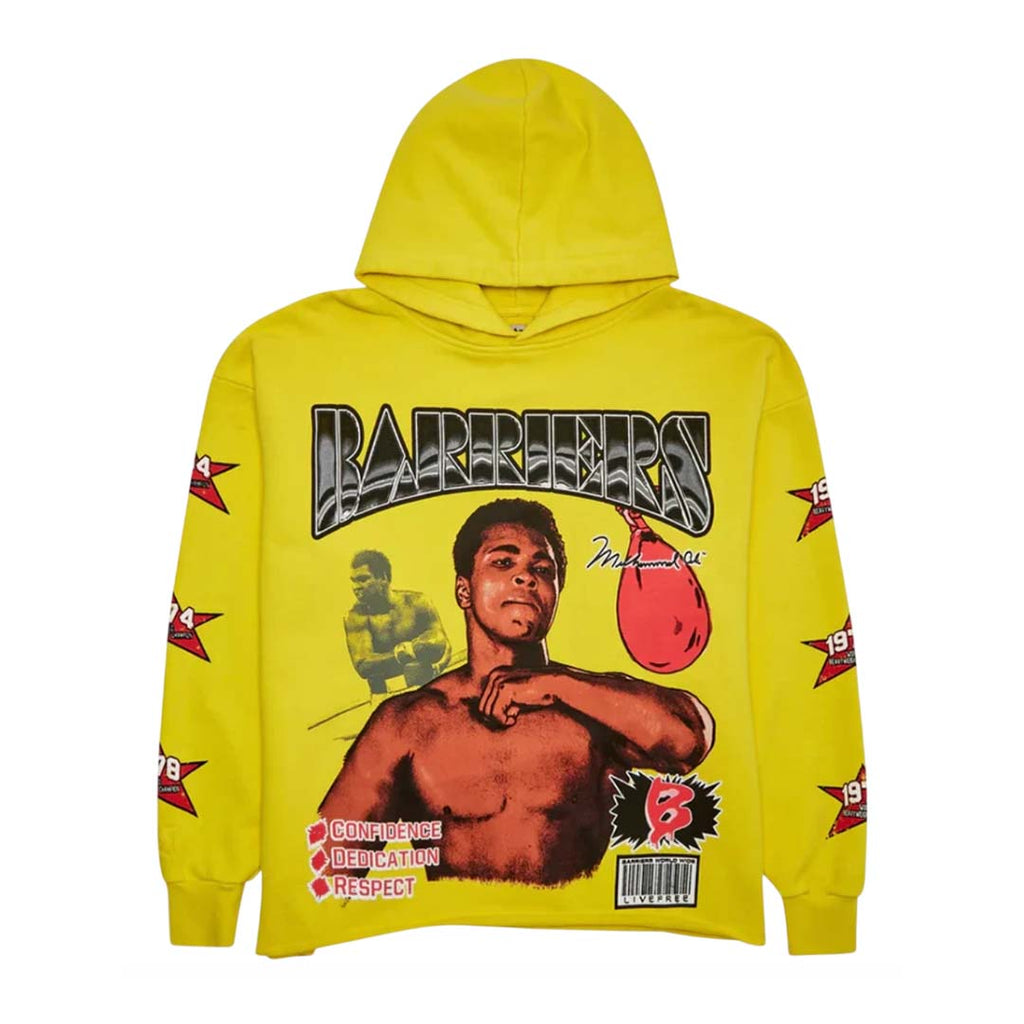 Barriers Muhammad Ali Hoodie Yellow