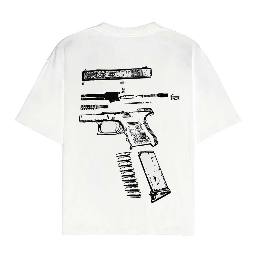 Kixkz In Glock We Trust Tee White Black