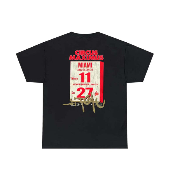 Travis Scott Circus Maximus Tee Black