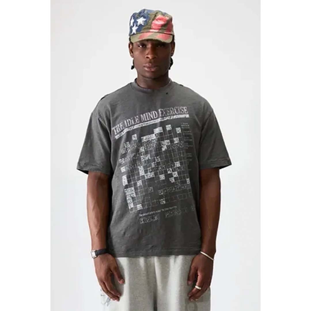 Boredom Kills Scramble Tee Black
