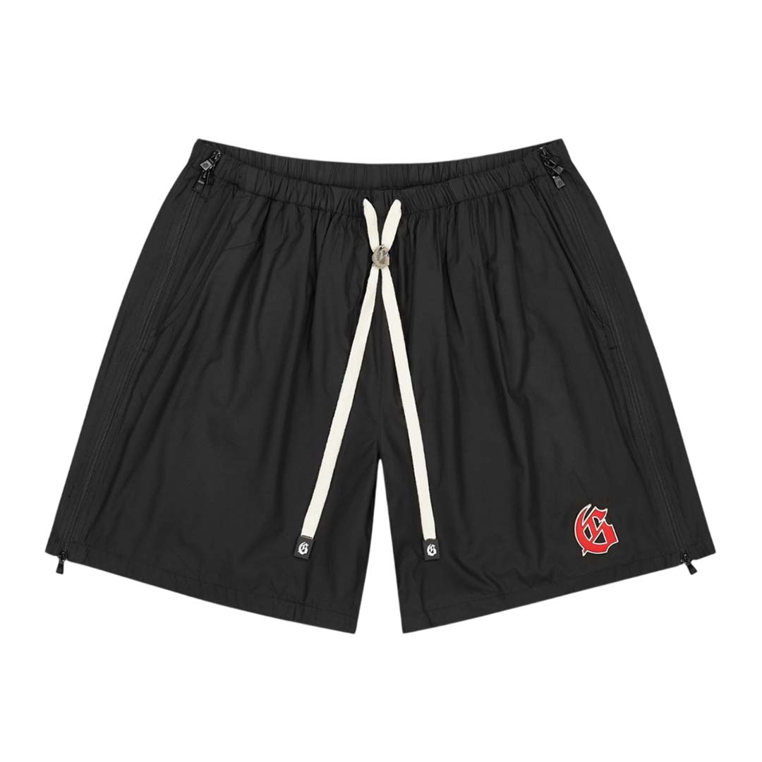 Godspeed Regatta Side Zip Shorts Black Red