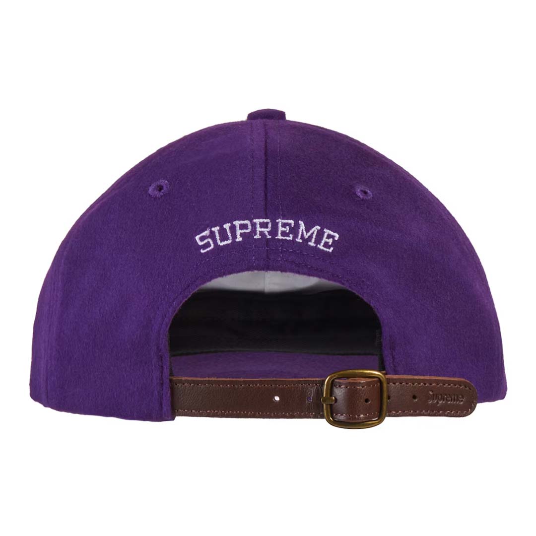 Supreme Wool S Logo 6 Panel Hat Purple