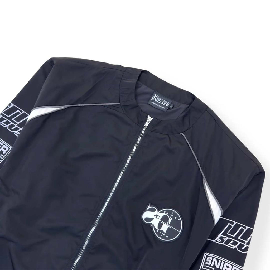 Triple Sevens Sniper Gang Track Zip Jacket Black