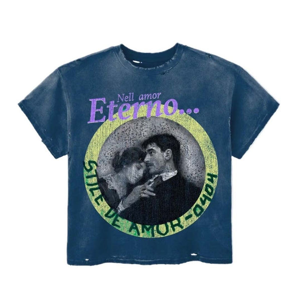Stile de Amor Nell Eterno Tee Faded Blue