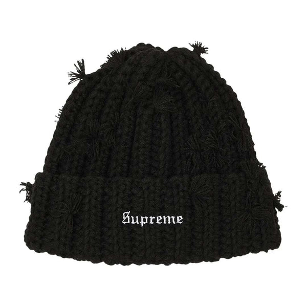 Supreme Hand Tied Beanie Black