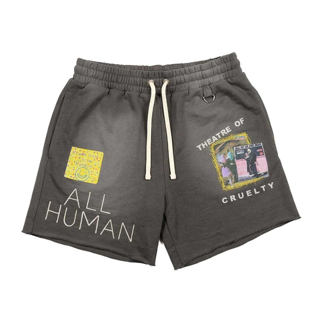 All Human V Bucks Charcoal Grey Shorts