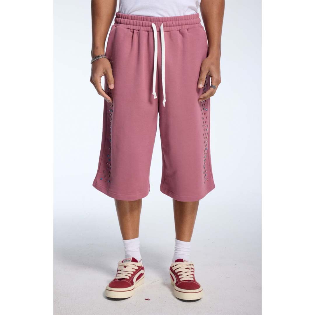 Cactus Valley Crystal Cactus Sweat Shorts Raspberry