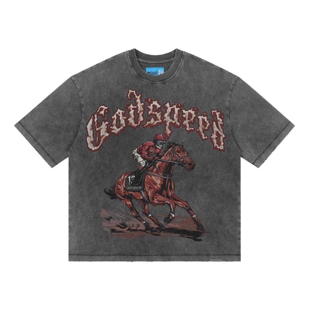 Godspeed Thoroughbred 2.0 Tee Grey Wash
