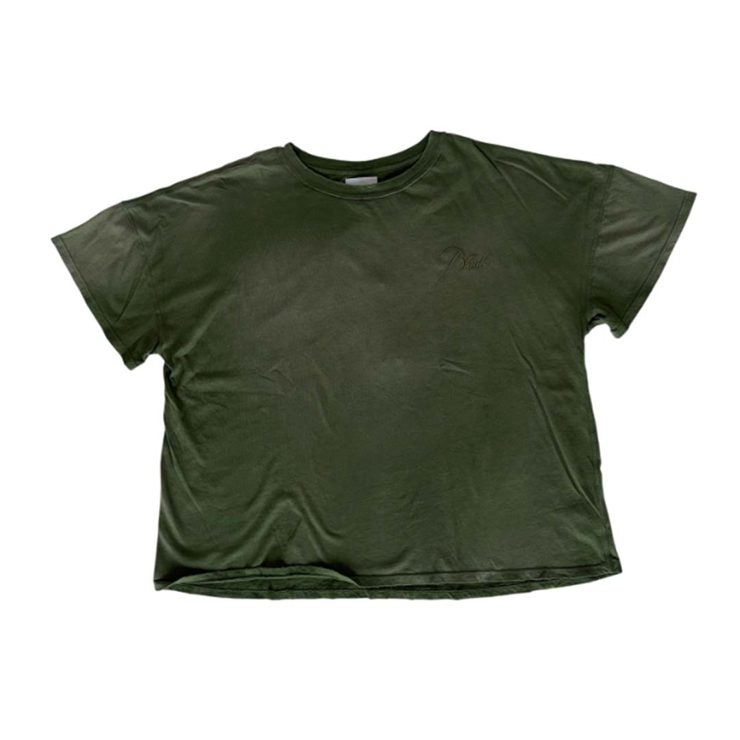 Rhude Reverse Olive Green Tee