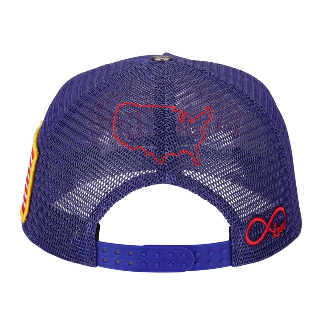 Godspeed Americana Trucker Hat Red Blue