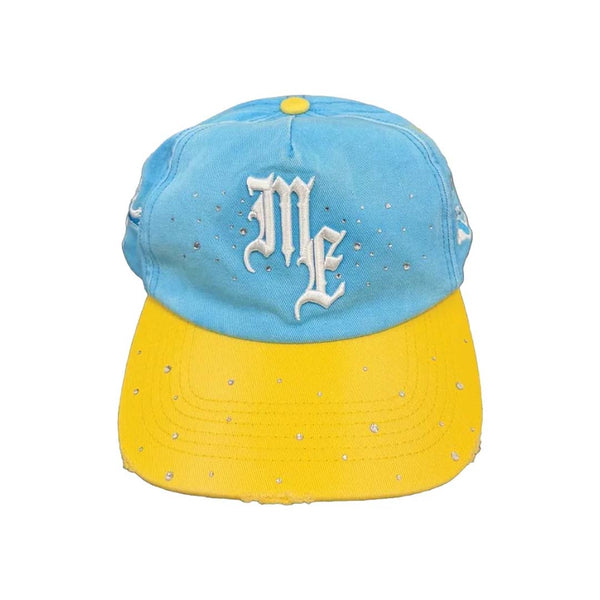 Mixed Emotions ME Hat Light Blue Yellow