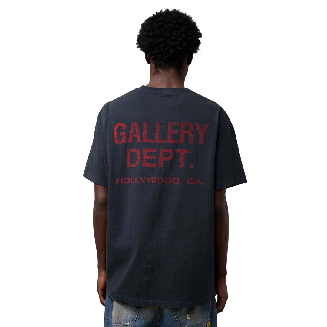 Gallery Dept. Souvenir Tee Black Red