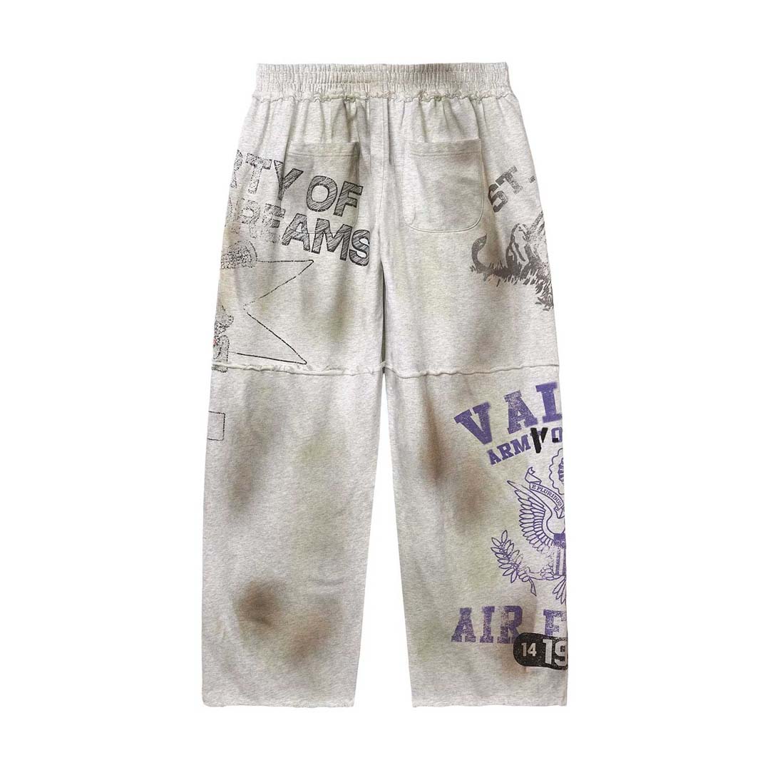 Vale Forever Butcher Sweatpants Distressed Grey