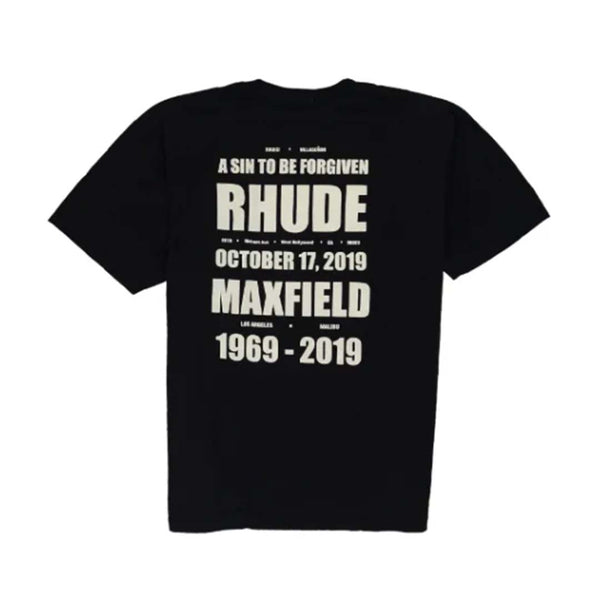 Rhude Thrill Seeker Black Tee
