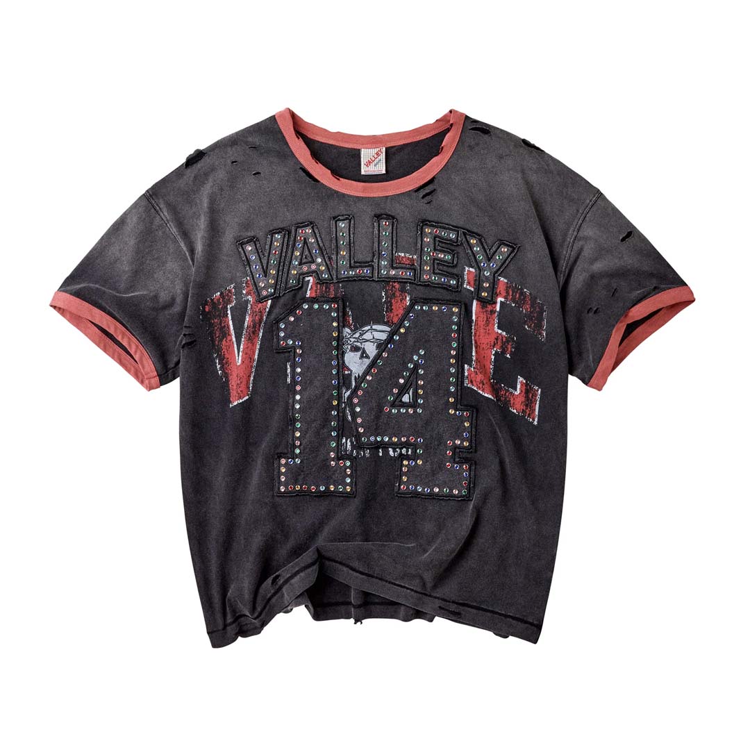 Vale Forever Big Bro DIY Tee Faded Black Red