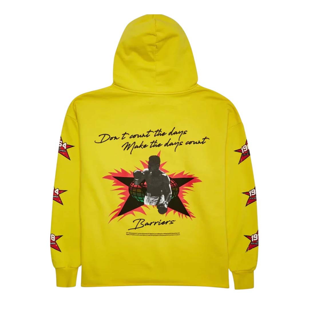 Barriers Muhammad Ali Hoodie Yellow
