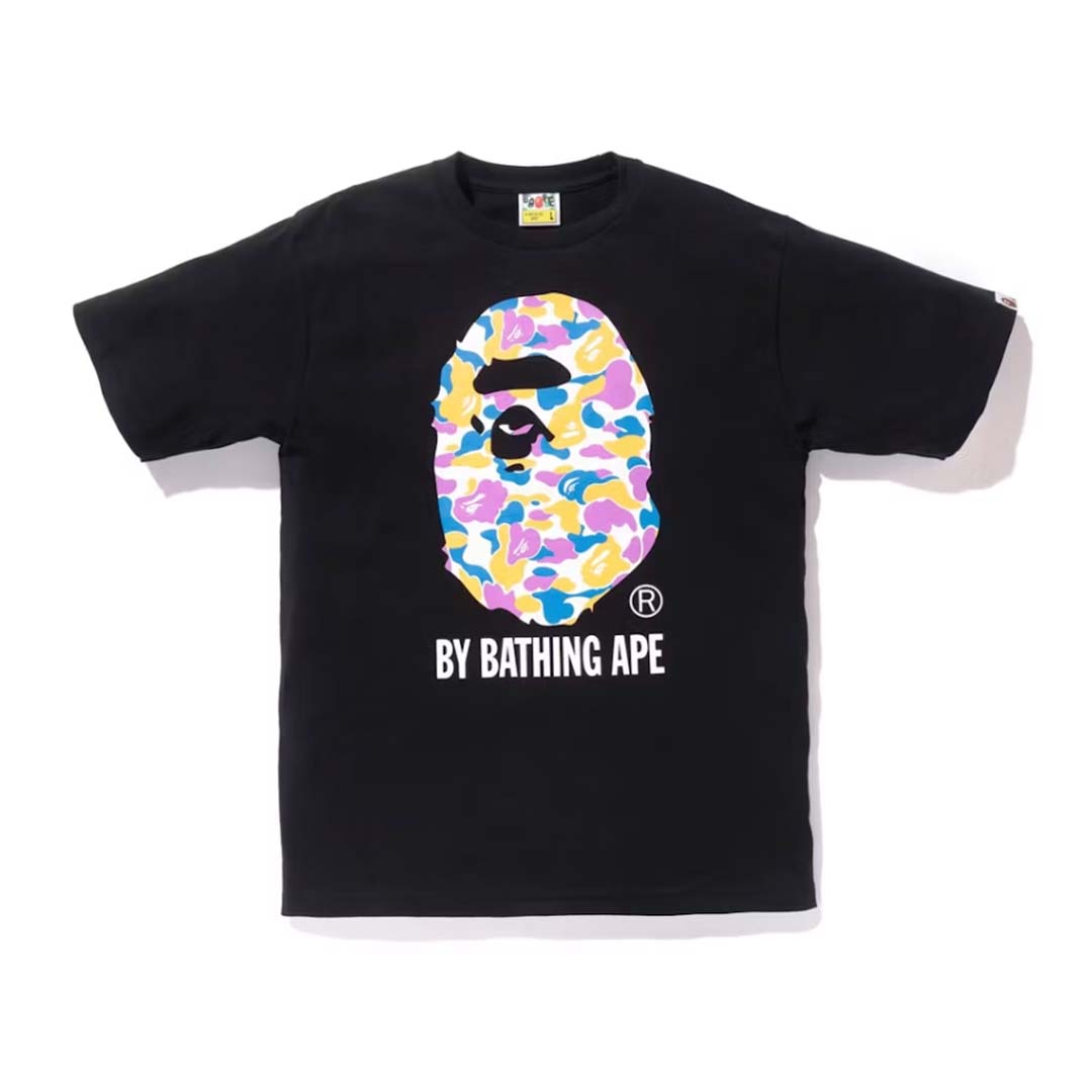 Bape By Bathing Ape Black Tee LA Camo