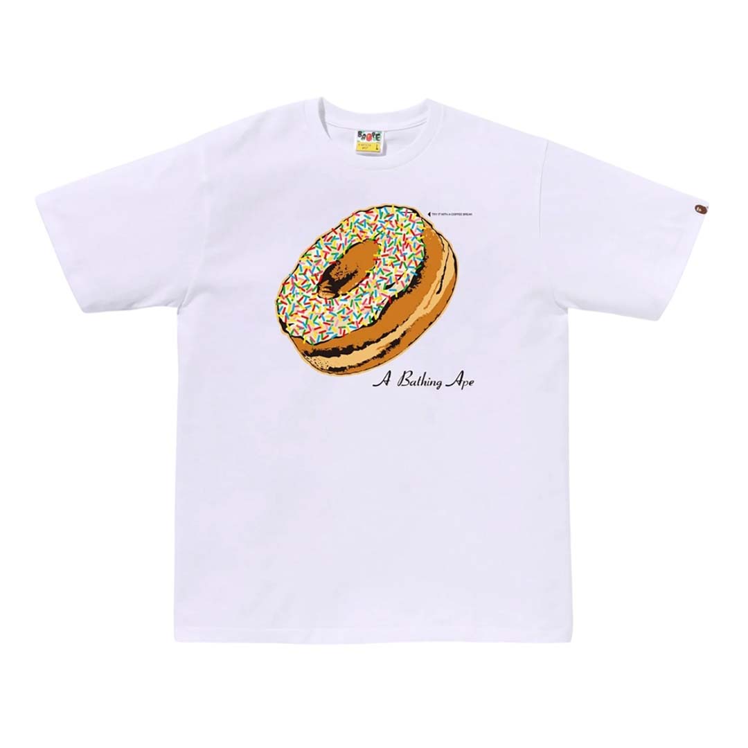 Bape Classic Donut White Tee