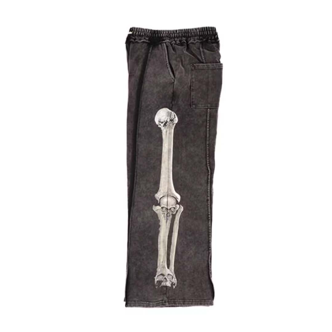 Floor 914 Skull Sweatpants Faded Black