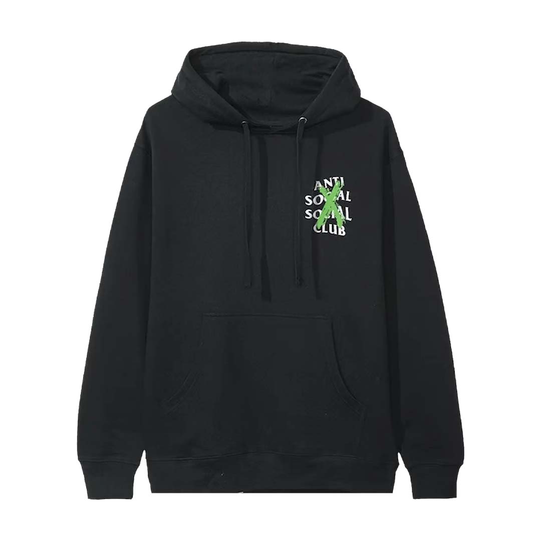 Anti Social Social Club Cancelled Hoodie Black Green