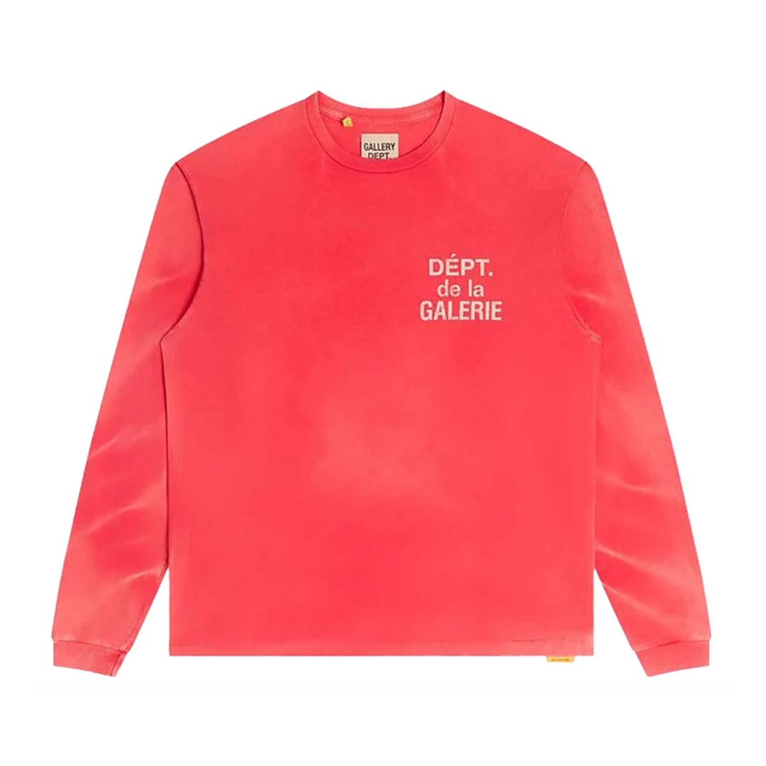 Gallery Dept. French Faded Long Sleeve Tee Red
