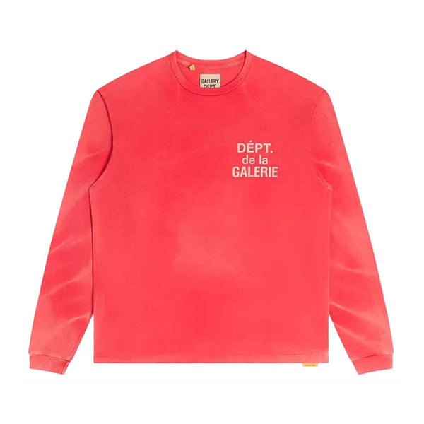 Gallery Dept. French Faded Long Sleeve Tee Red