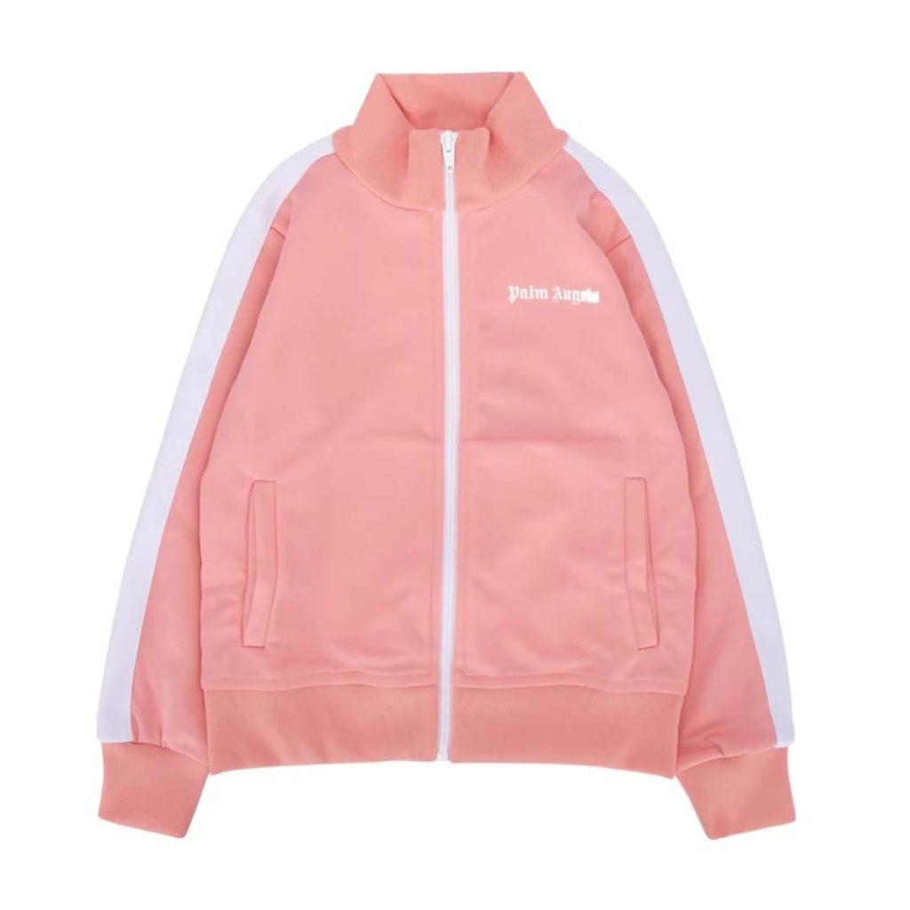 Palm Angels KIDS Track Jacket Pink White