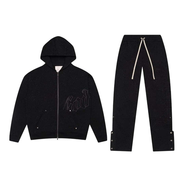 Godspeed OG Logo Sweatsuit Double Black VVS