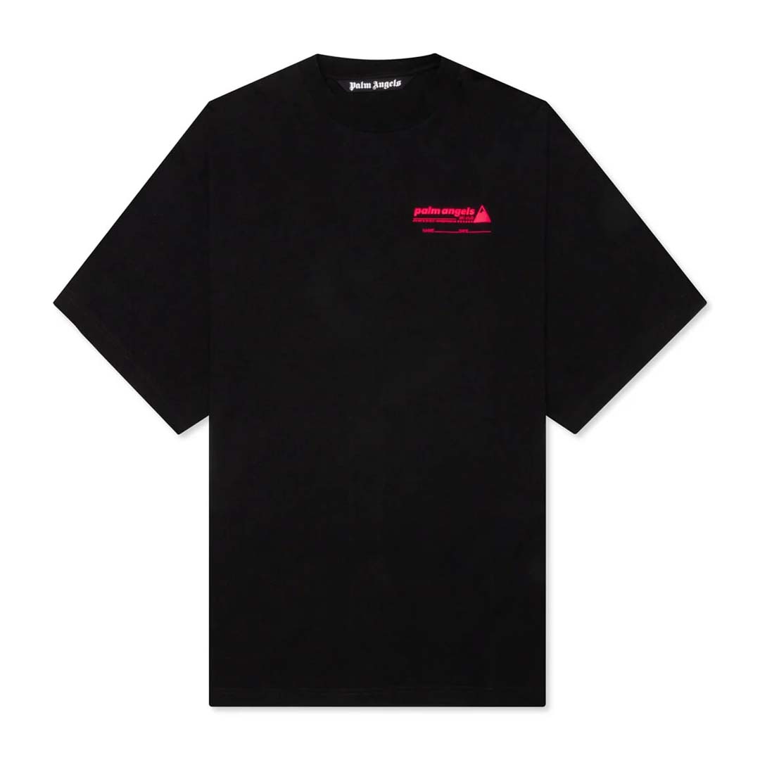 Palm Angels Ski Club Tee Black Green Red
