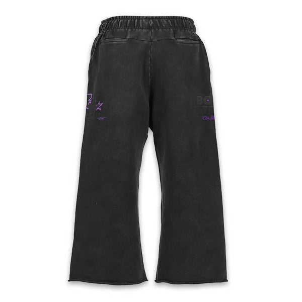 Triple Sevens Booby Trap Baggy Sweatpants Black Purple