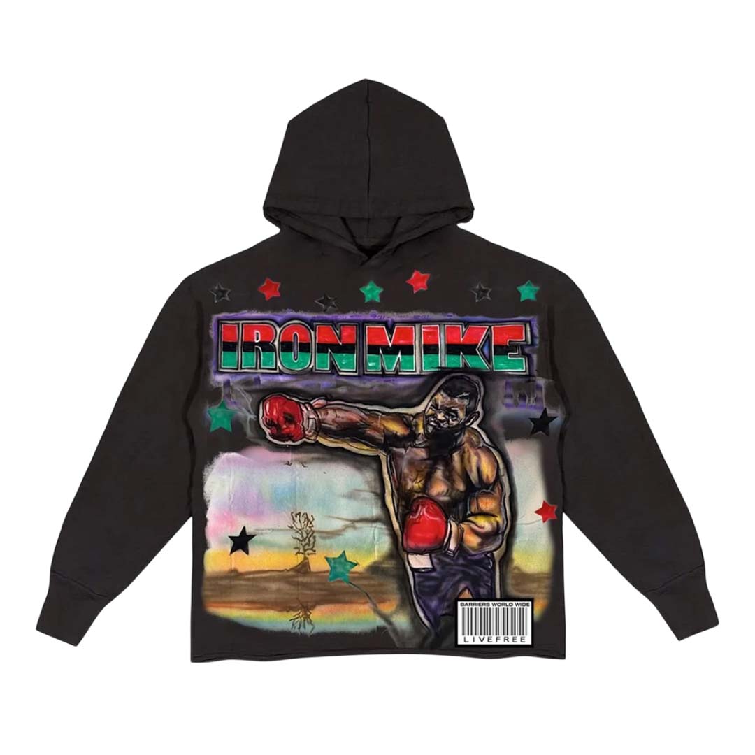 Barriers Iron Mike Tyson Hoodie Black