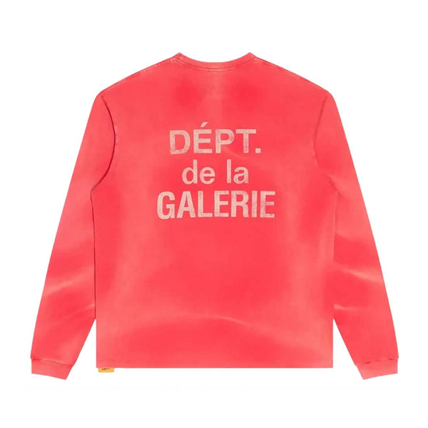 Gallery Dept. French Faded Long Sleeve Tee Red