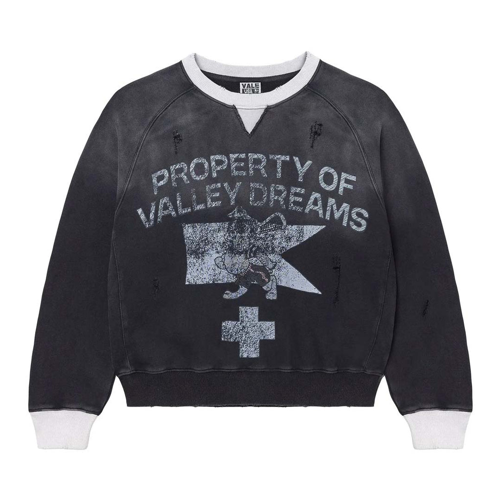 Vale Forever Prison Break Crewneck Faded Black
