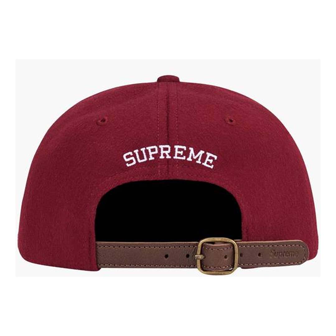 Supreme Wool S Logo 6 Panel Hat Red