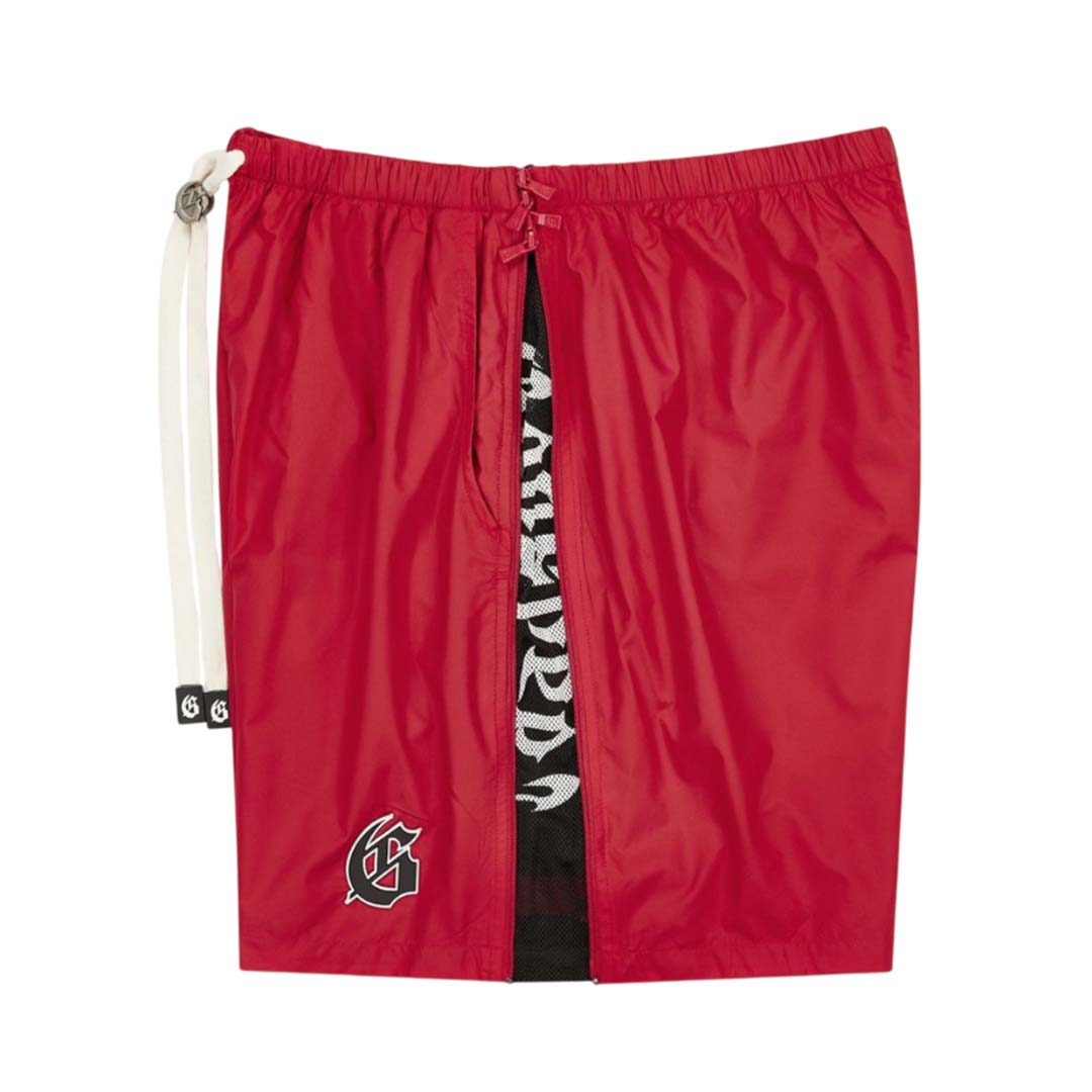 Godspeed Regatta Side Zip Shorts Red Black