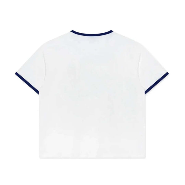 Righteous Holy Sacrifice Ringer Tee White Navy