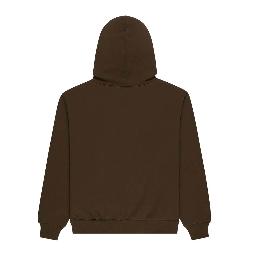 Sp5der OG Web Rhinestone Hoodie Brown