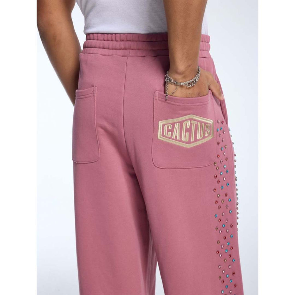 Cactus Valley Crystal Cactus Sweatpants Raspberry