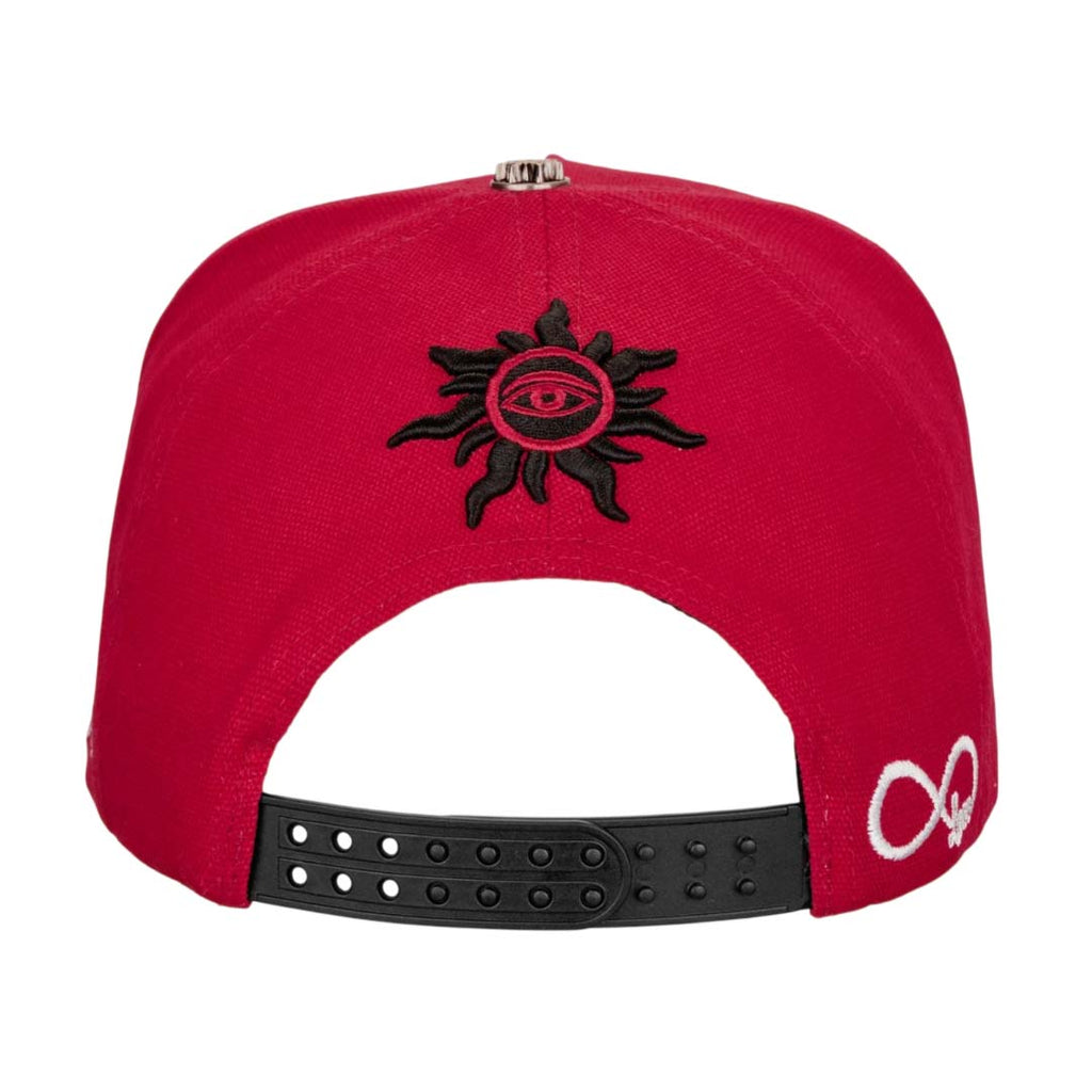 Godspeed G Logo Snapback Hat Red Black