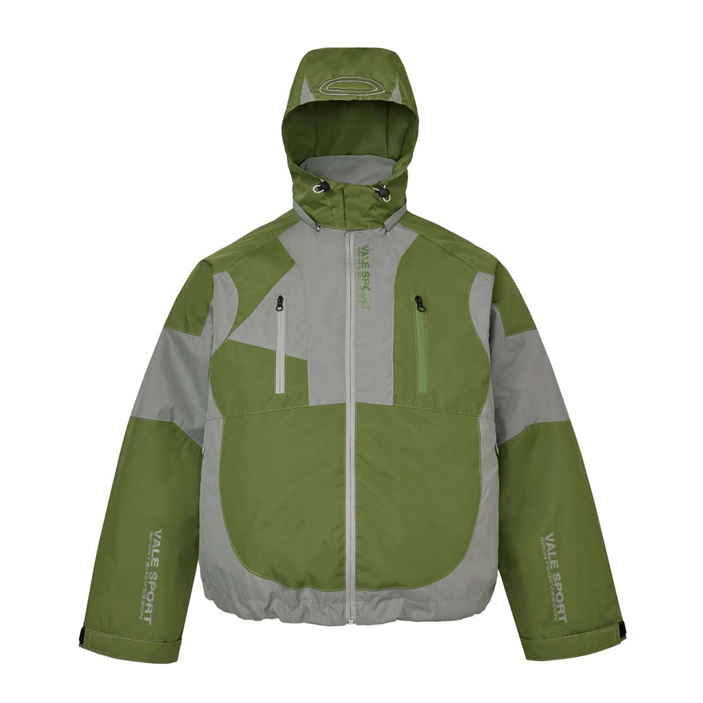 Vale Forever Touch Grass Zip Up Jacket Green Grey
