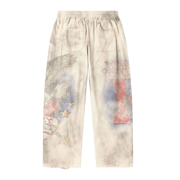 Vale Forever Nostalgia Sweatpants Distressed Grey Cream