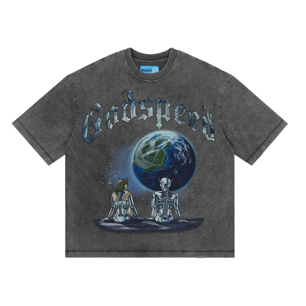Godspeed Artificial Love II Grey Wash Tee
