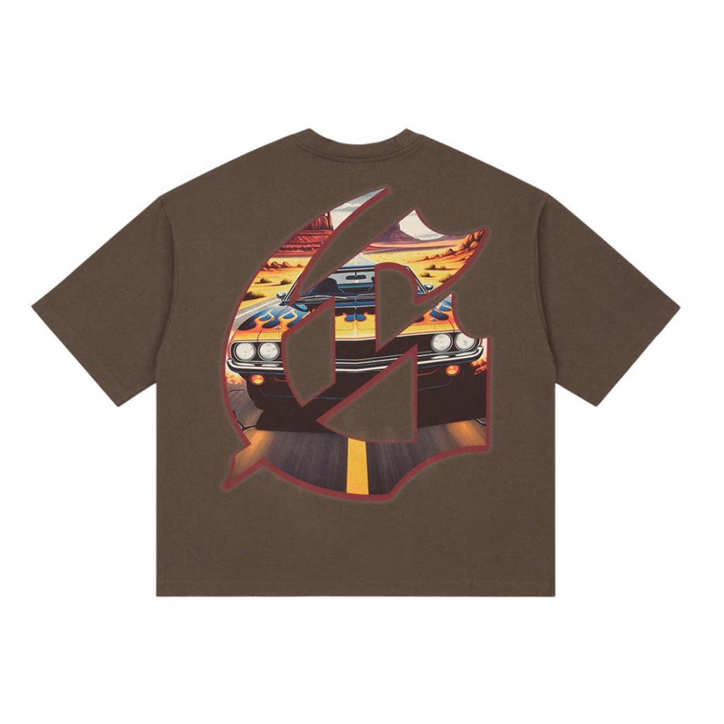 Godspeed On The Run II Tee Brown