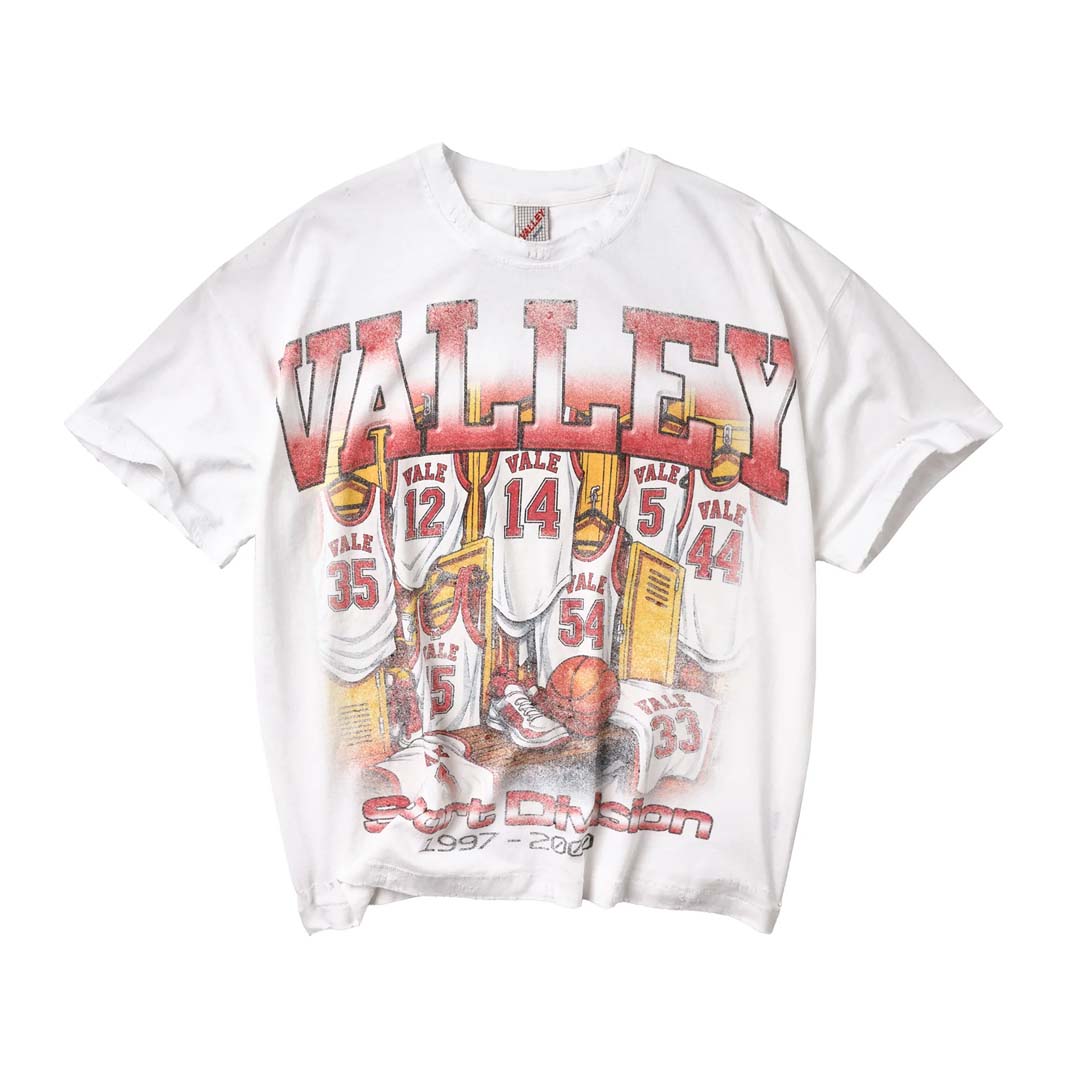 Vale Forever Bleachers Tee White Red