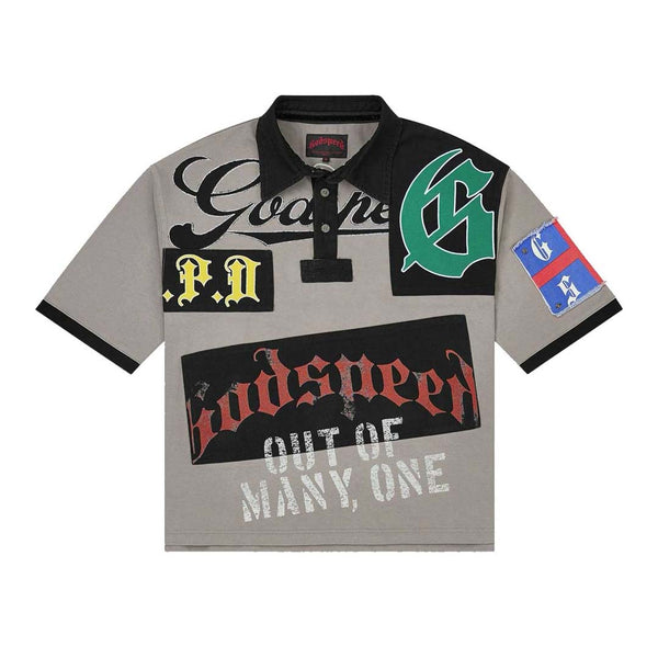 Godspeed Heritage Patchwork Polo Grey