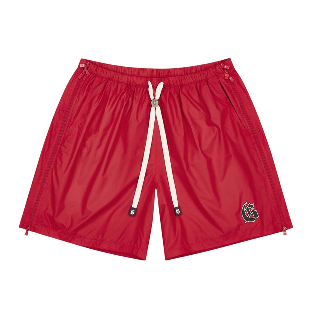 Godspeed Regatta Side Zip Shorts Red Black