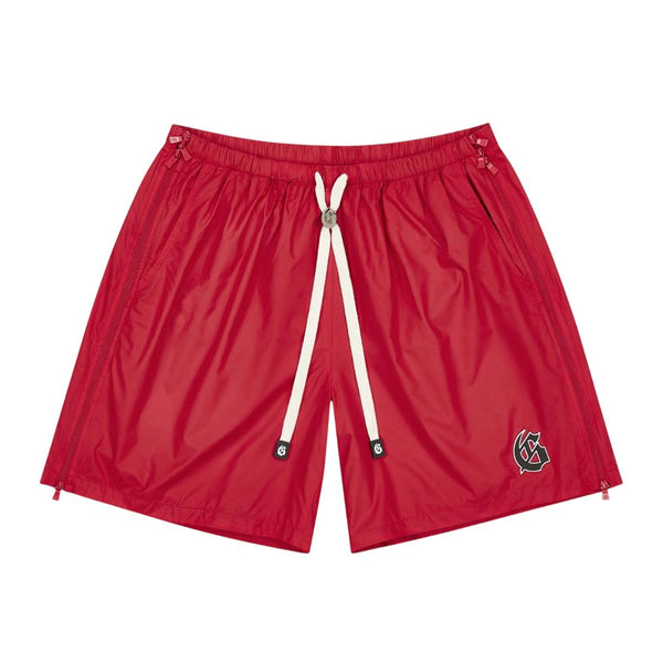 Godspeed Regatta Side Zip Shorts Red Black