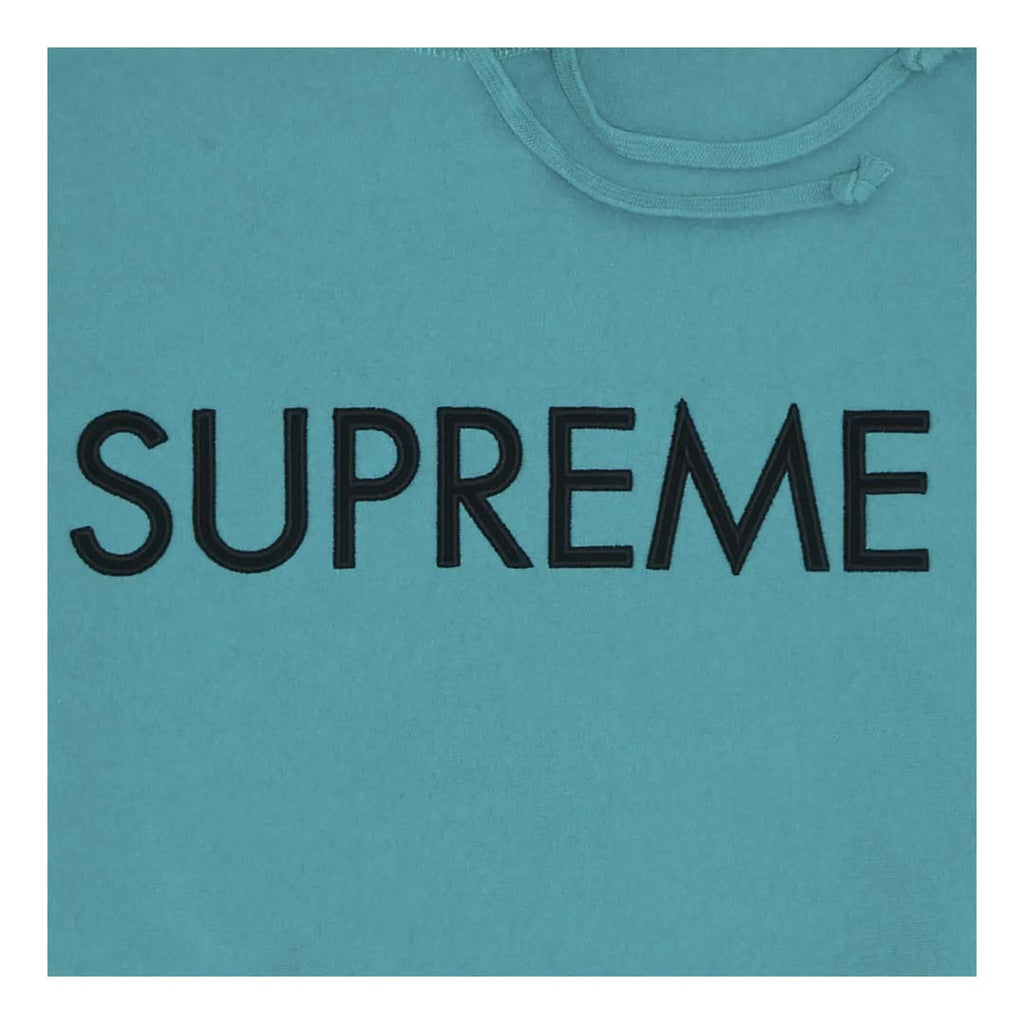 Supreme Capital Hoodie Dark Aqua