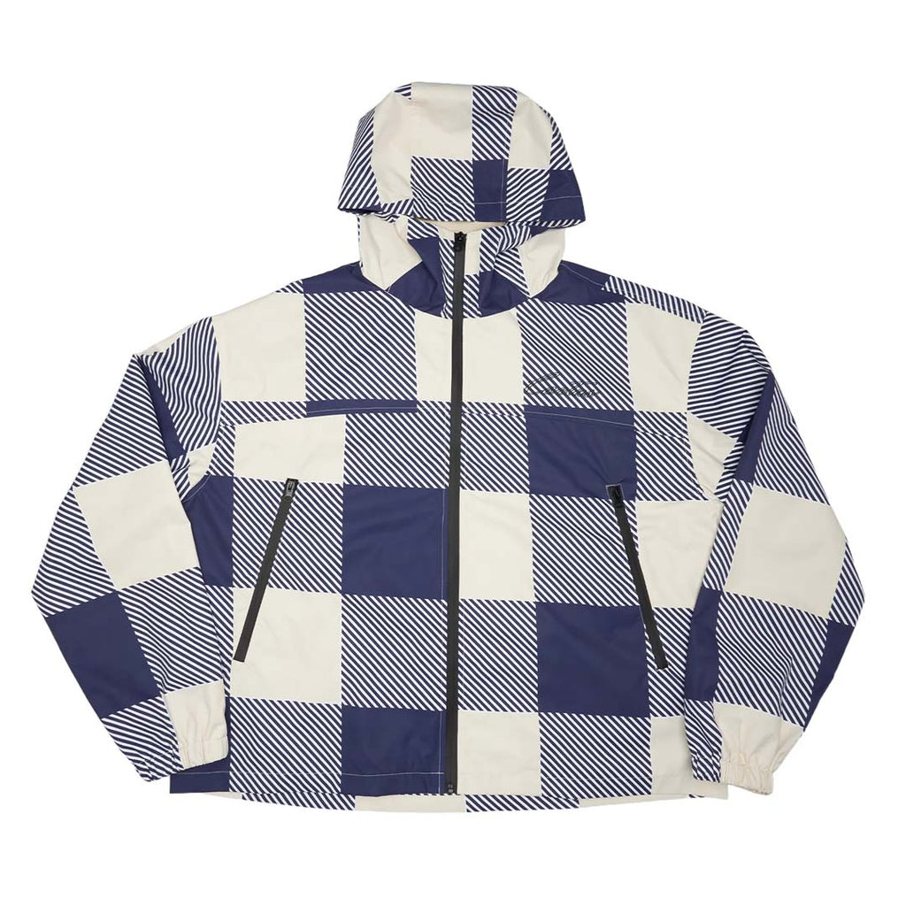Cactus Valley Blue Checkered Windbreaker Jacket